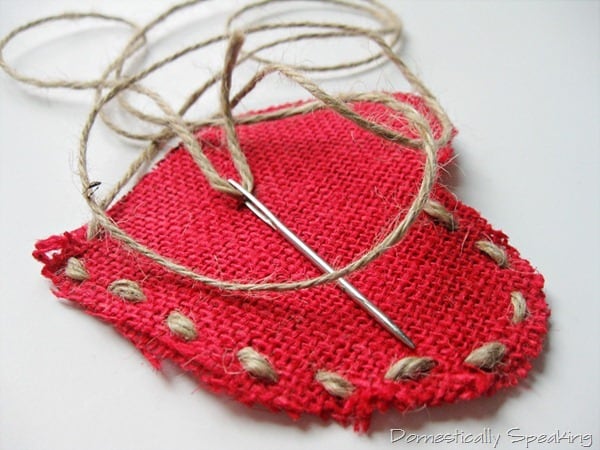 Burlap Hearts