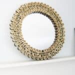 Decorative Bamboo Sunburst Mirror that you can make yourself.