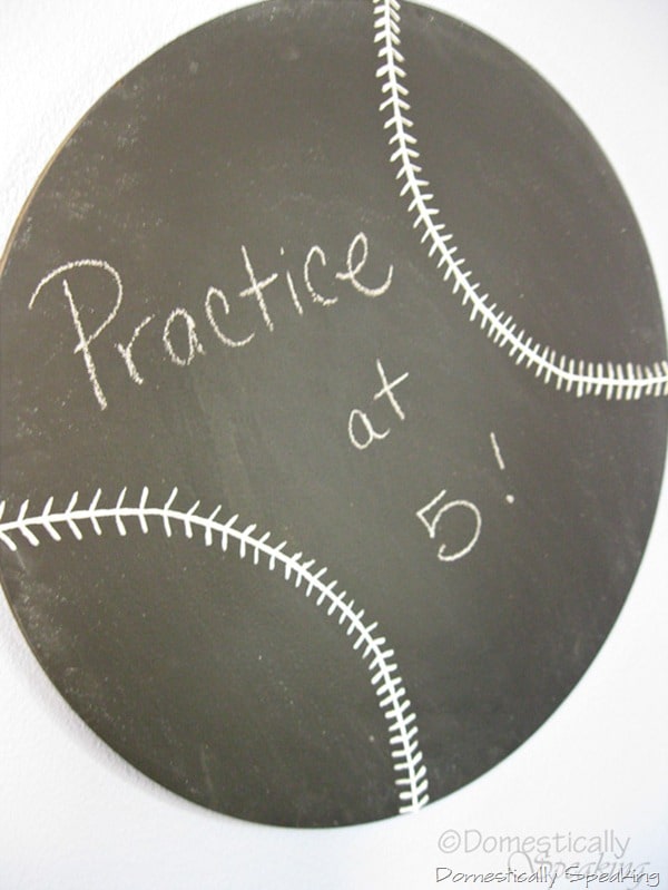 How to Make a Baseball Chalkboard