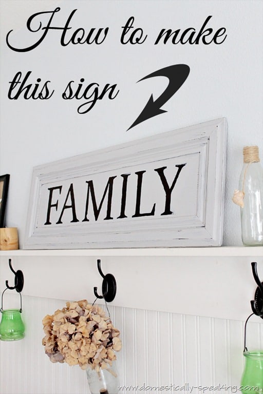 Making a Family Sign