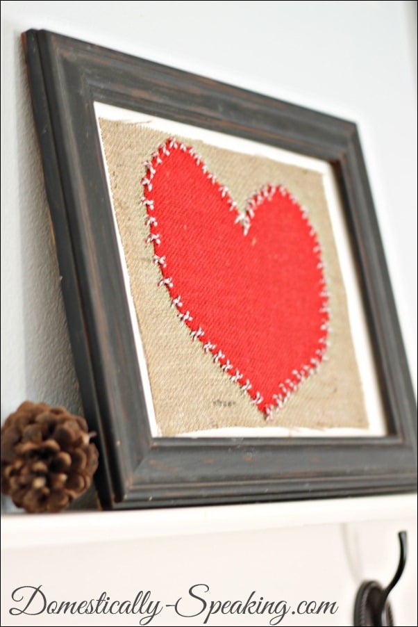 Burlap and Baker’s Twine Heart