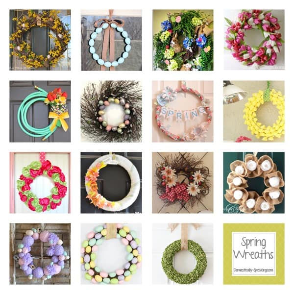 Lots of Fabulous Spring Wreaths