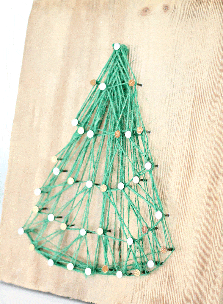 String Art Christmas Tree