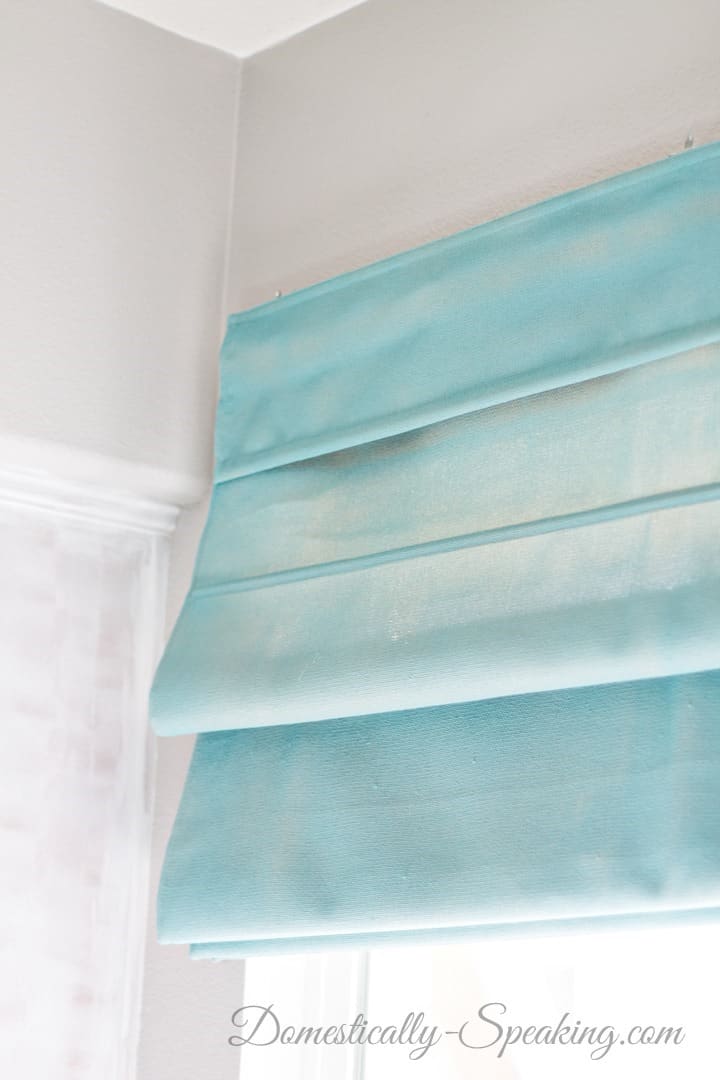 Update a Roman Shade with Paint