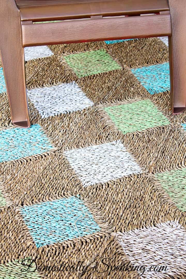 Diamond Painted Outdoor Rug and Home Depot Giveaway