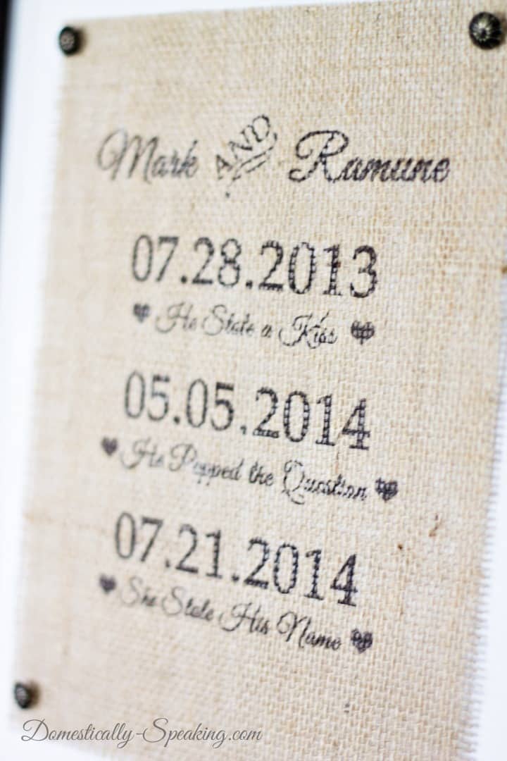 Wedding Burlap