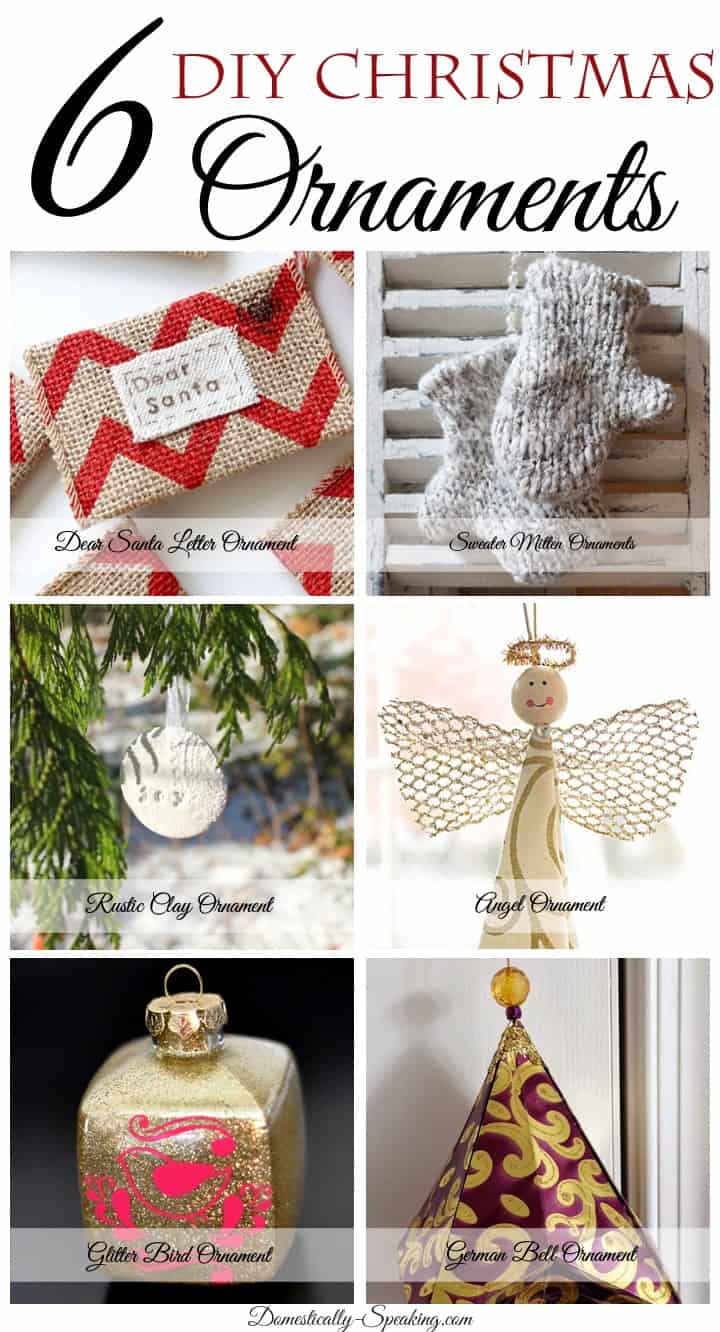 6 DIY Christmas Ornaments… Friday Features