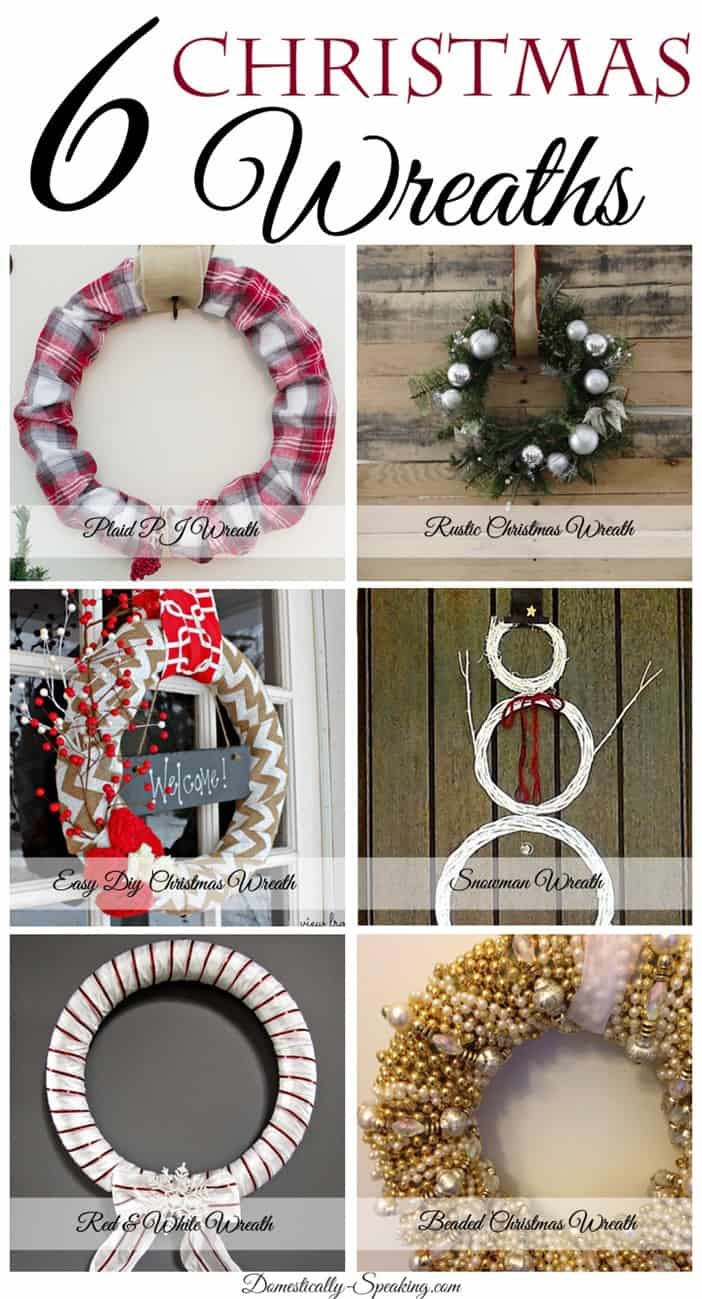 6 Christmas Wreaths… Friday Features