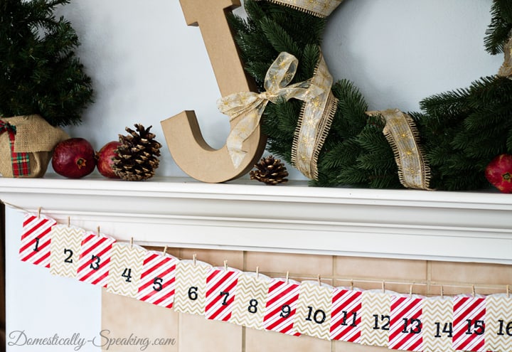 Easy Gift Bag Advent Calendar