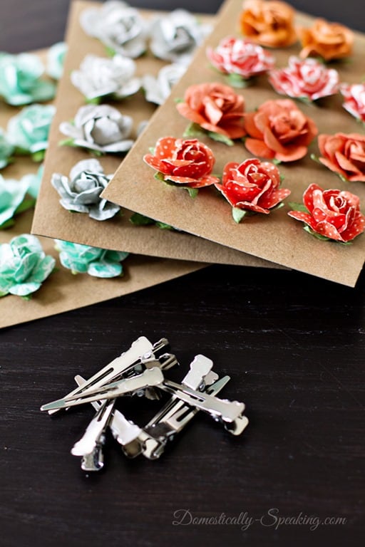 1 Minute Flower Hair Barrette