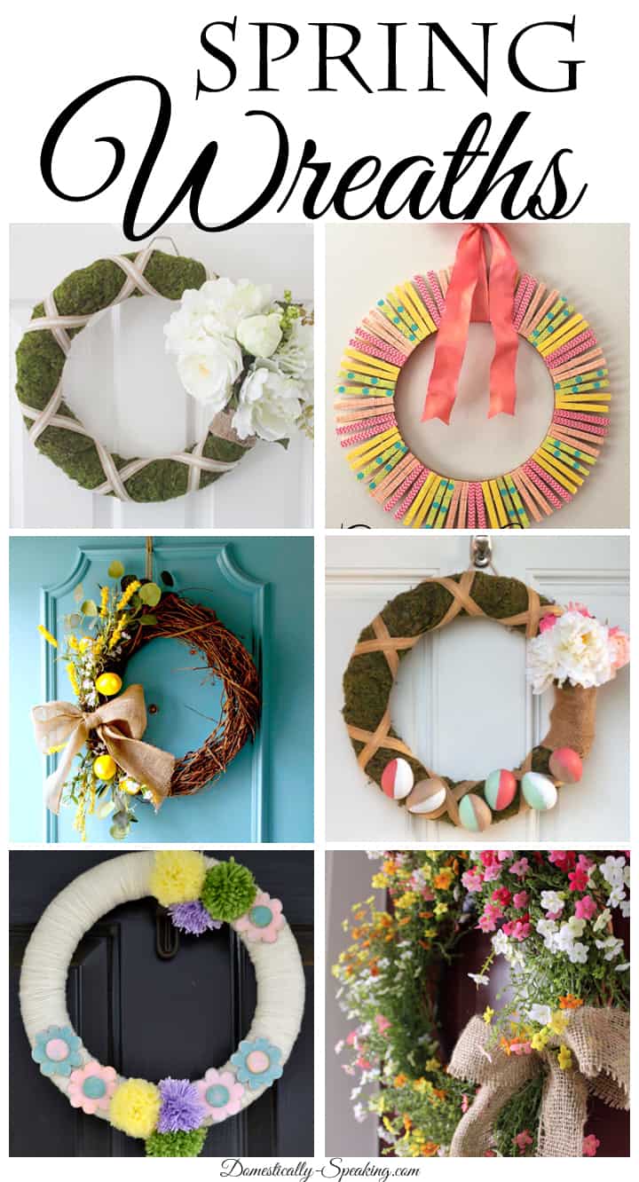 6 Gorgeous Spring Wreaths… Friday Features