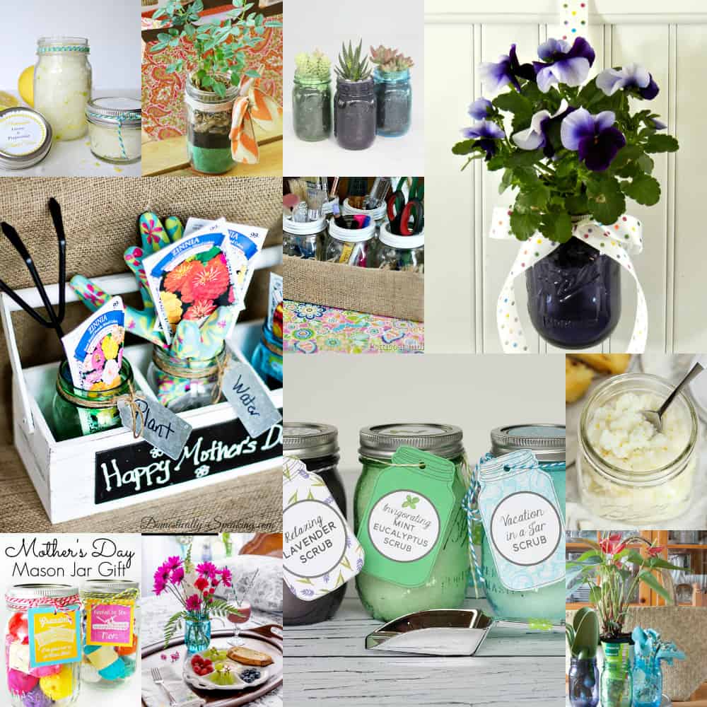 Mother’s Day Gardening Gift with Mason Jars and a Giveaway