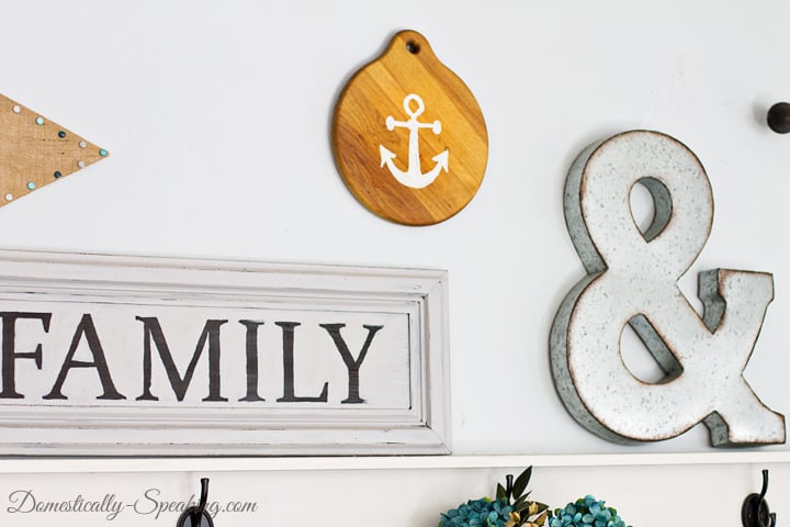 Thrift Store DIY Anchor Home Decor