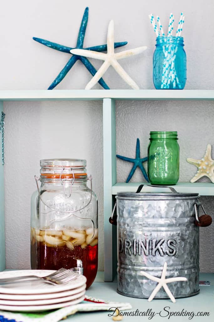 DIY Summertime Serving Station