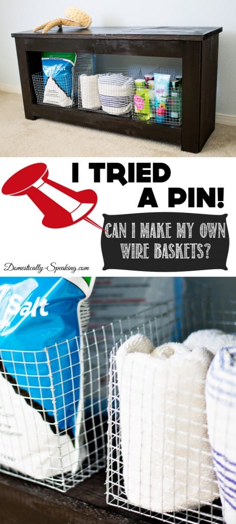I Tried a Pin | Making Your Own Wire Baskets