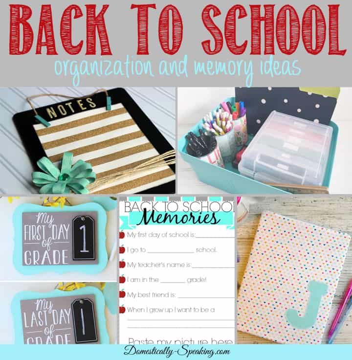 Great Back to School Ideas {Features from Inspire Me Monday}