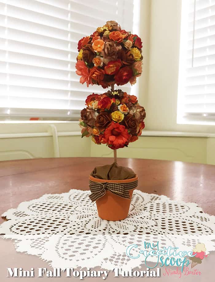 Mini Fall Topiary Tutorial