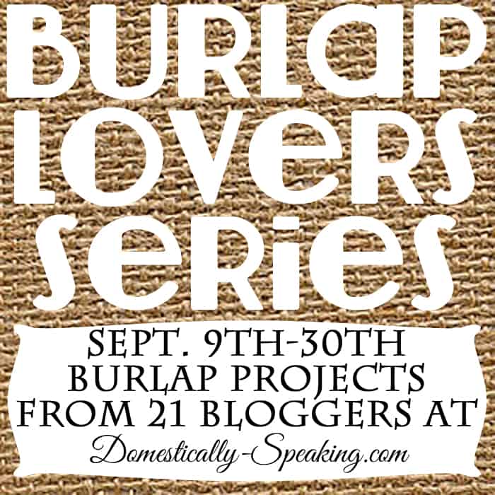 Burlap Lovers Series