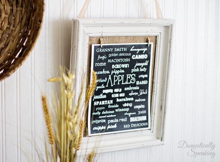 Types of Apples Printable