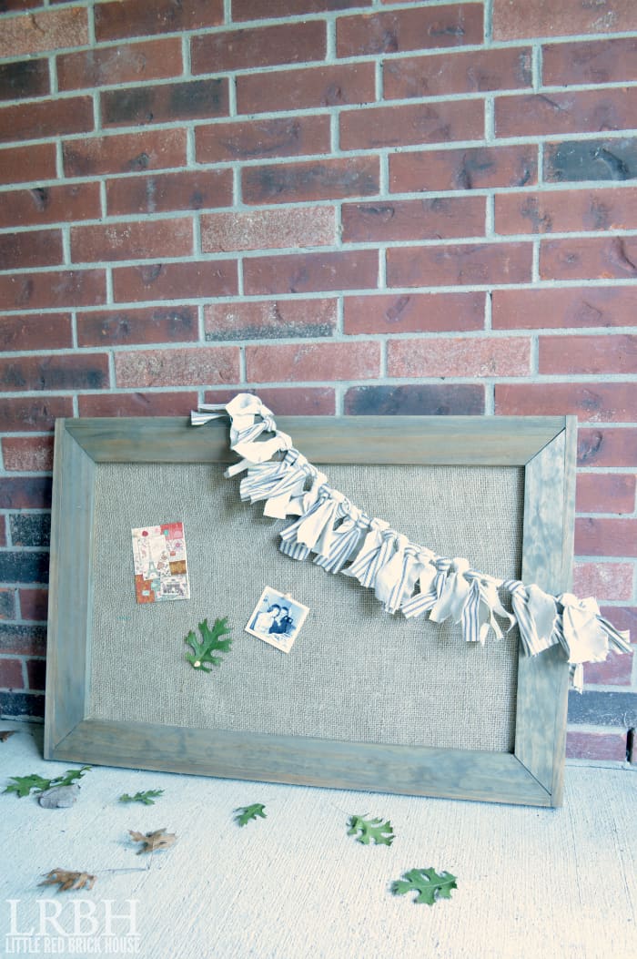 Burlap Bulletin Board