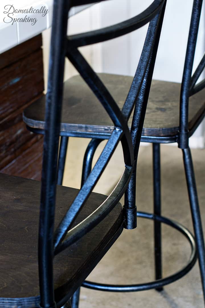 Industrial Barstool Makeover