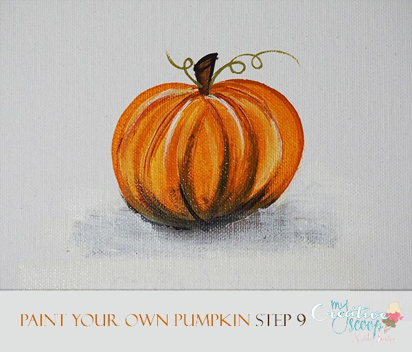 how to paint a pumpkin