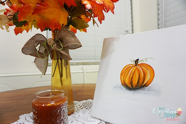 Paint Your Own Pumpkin Canvas