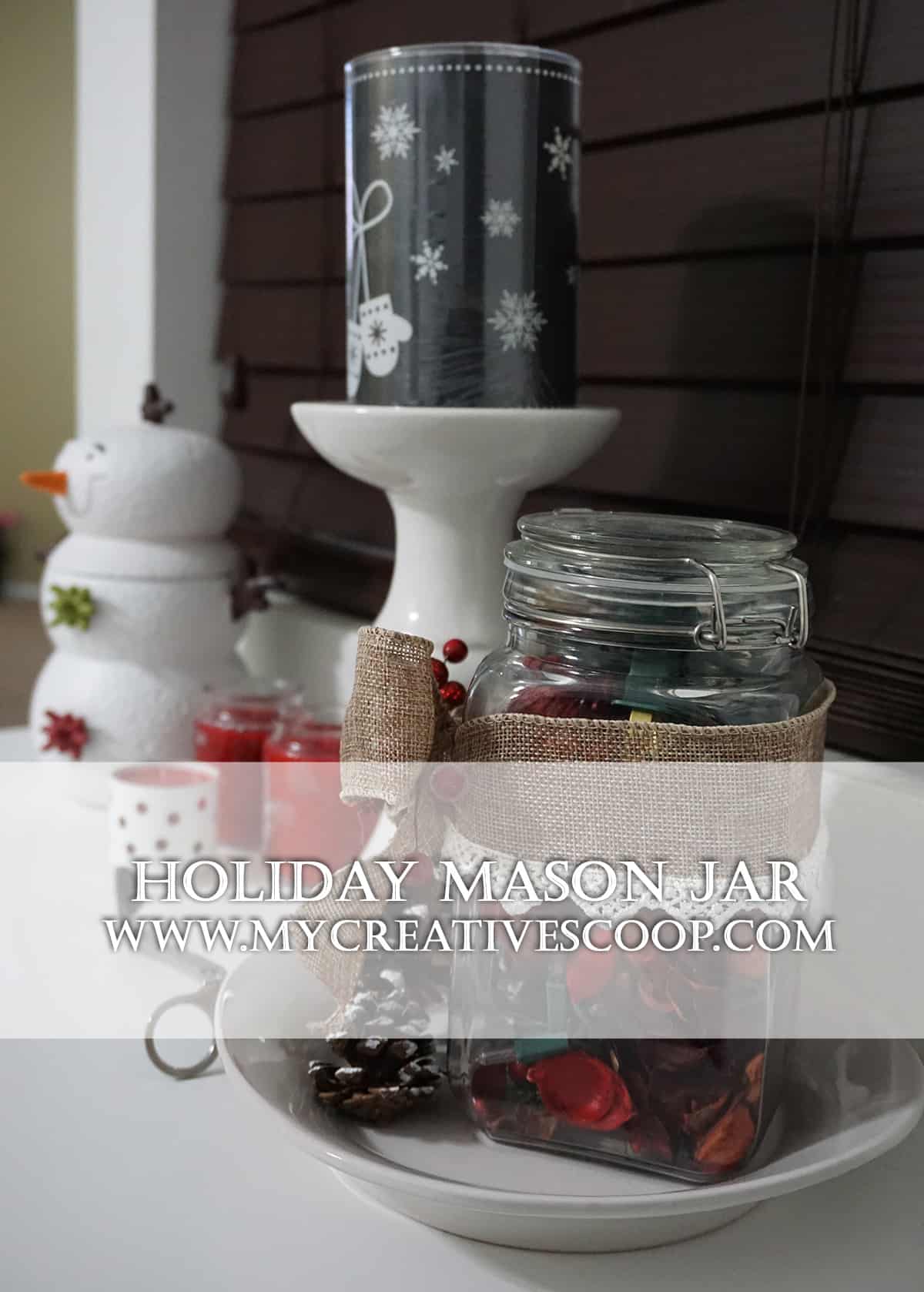 Holiday Mason Jar – 5 Minute Crafts