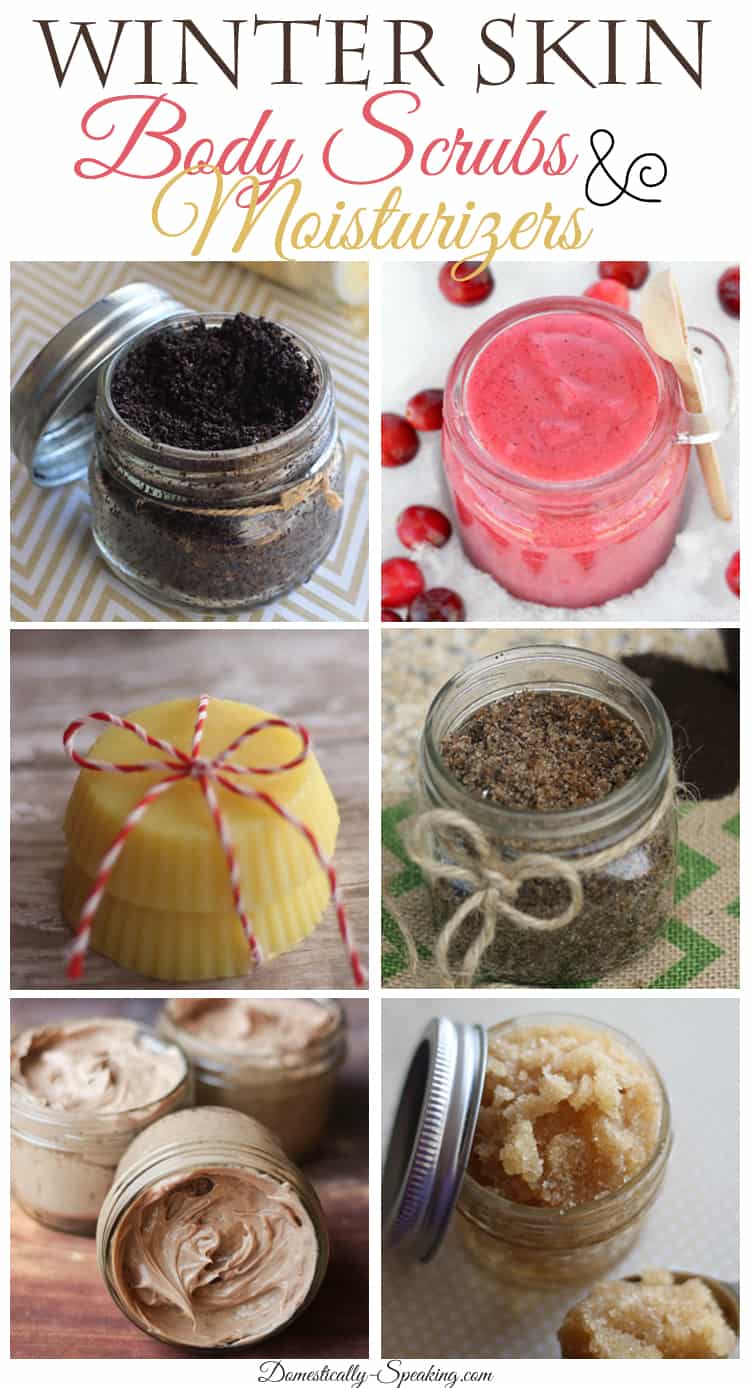 DIY Winter Skin Body Scrubs and Moisturizers