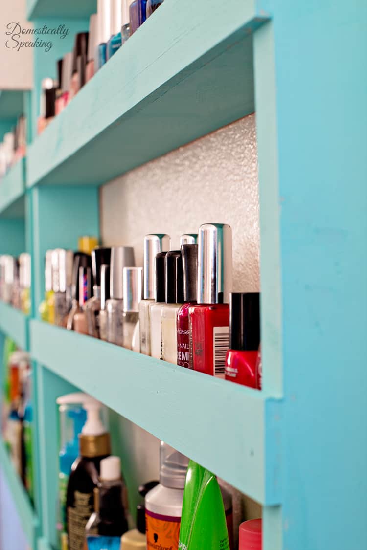 Bathroom Storage | Nail Polish Shelf