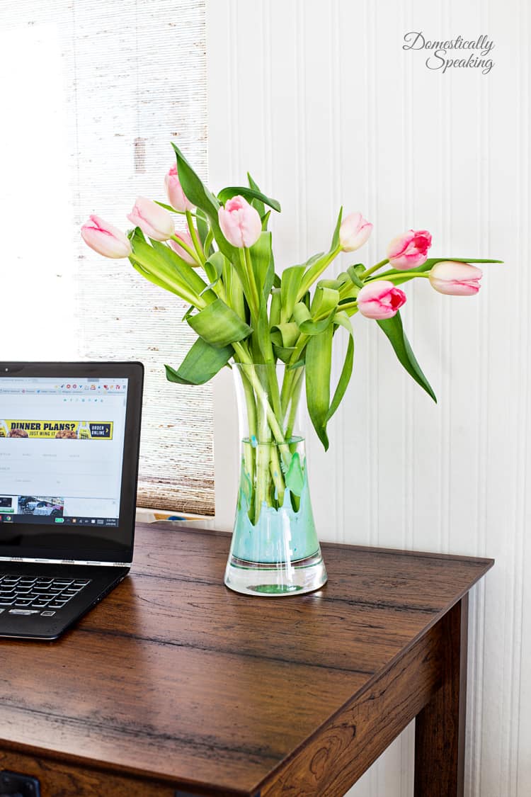 Paint Swirling DIY Vase