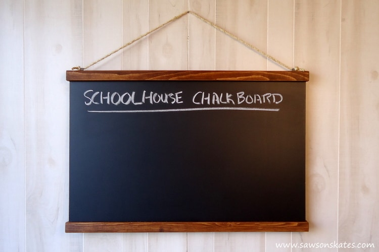 DIY Knockoff Schoolhouse Chalkboard