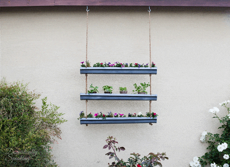 DIY Rustic Industrial Hanging Planter