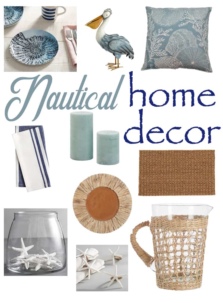 Nautical Home Decor to add that beautiful coastal look to your home.