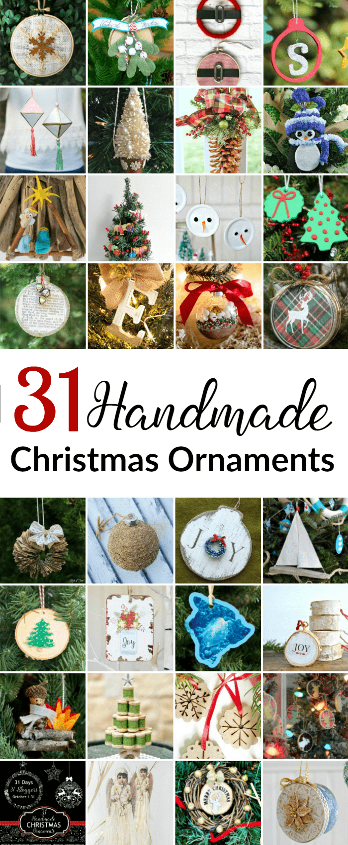 31 Handmade Christmas Ornaments