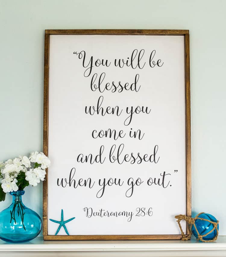 Large DIY Sign – You Will Be Blessed