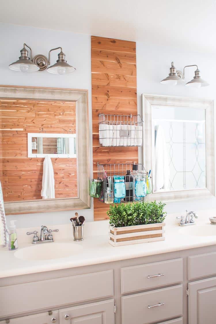 Rustic Industrial Master Bathroom Update