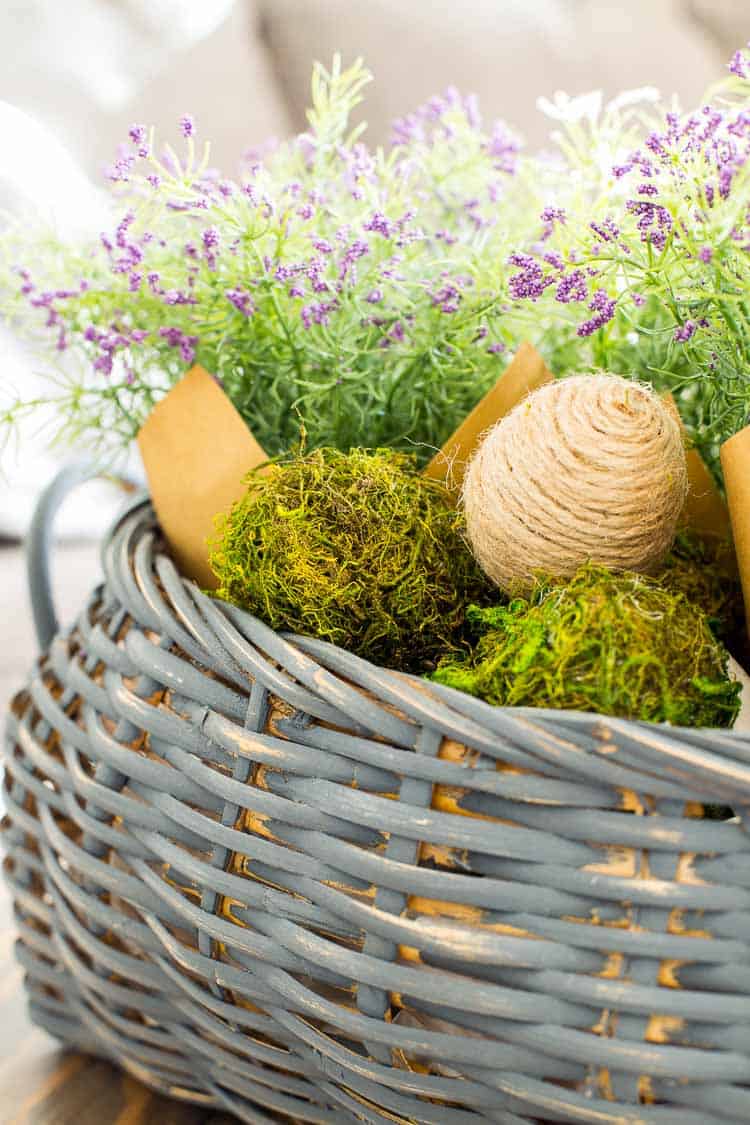 Spring Thrift Store Basket