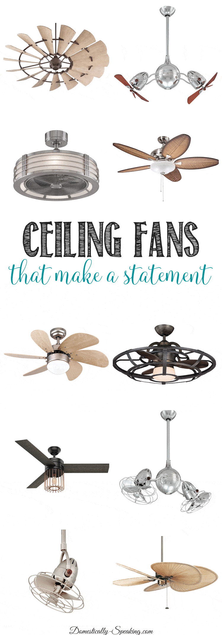 Stylish Ceiling Fans That Will Make A Statement