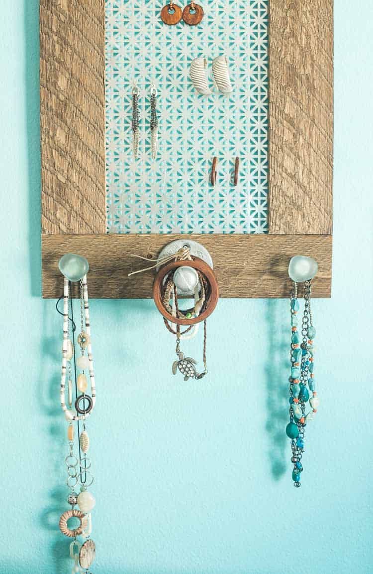 Rustic Glam Jewelry Organizer