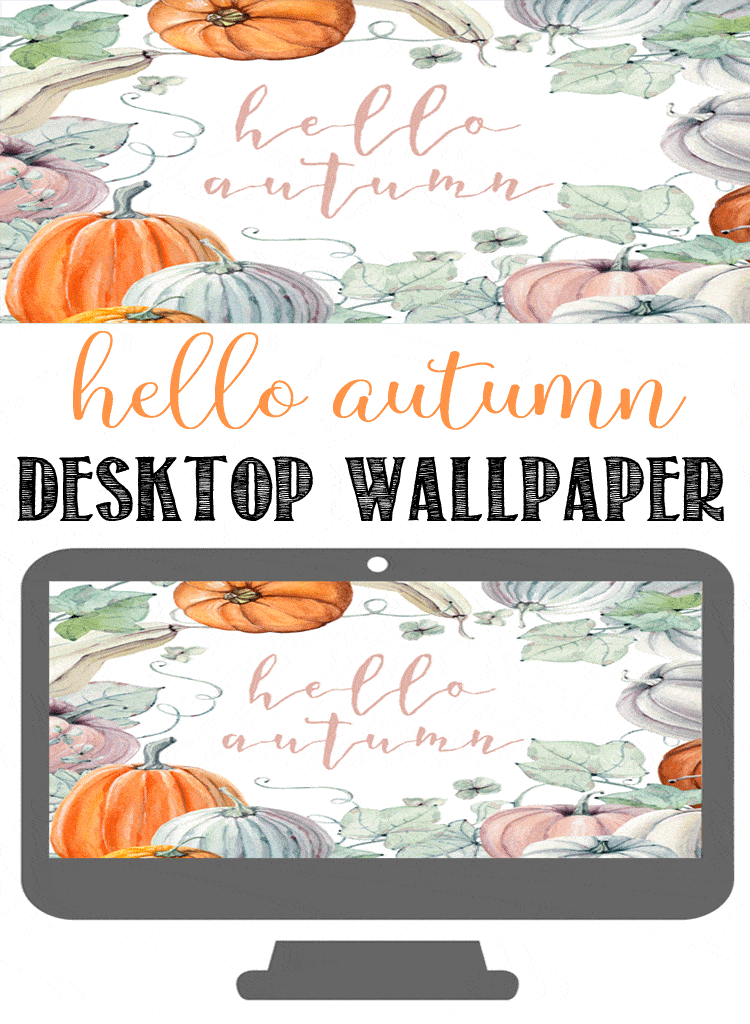 Watercolor Pumpkins Fall Wallpapers for Desktop