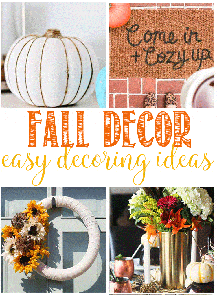 Fall Decor Easy Decorating Ideas