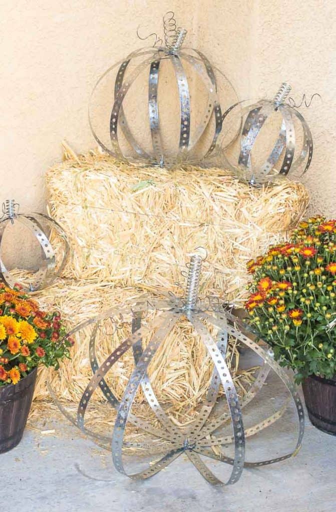industrial metal pumpkins