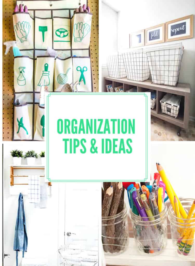 Organization Tips and Ideas at Inspire Me Monday #227