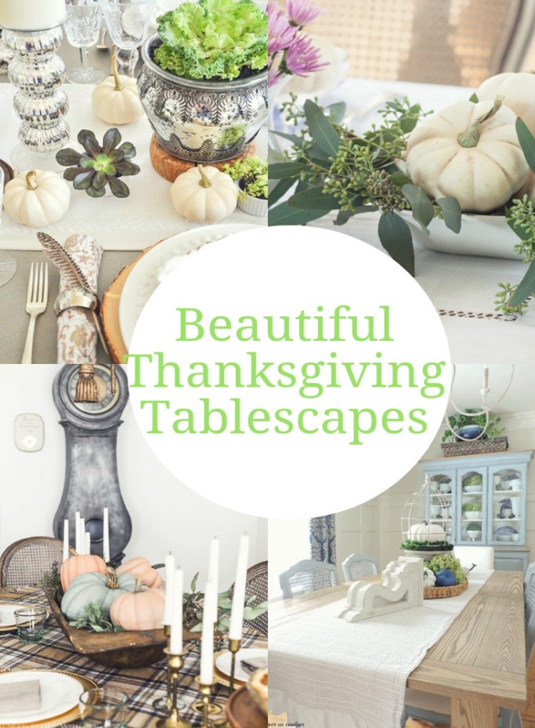 Beautiful Thanksgiving Tablescapes