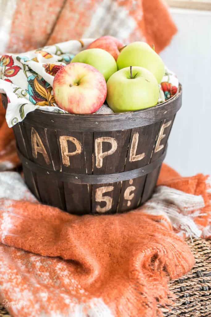 thrift store apple bucket