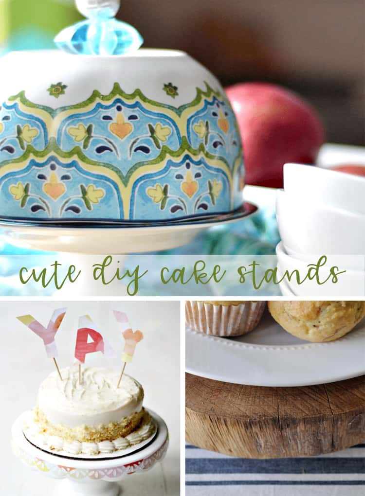 Cute DIY Cake Stands