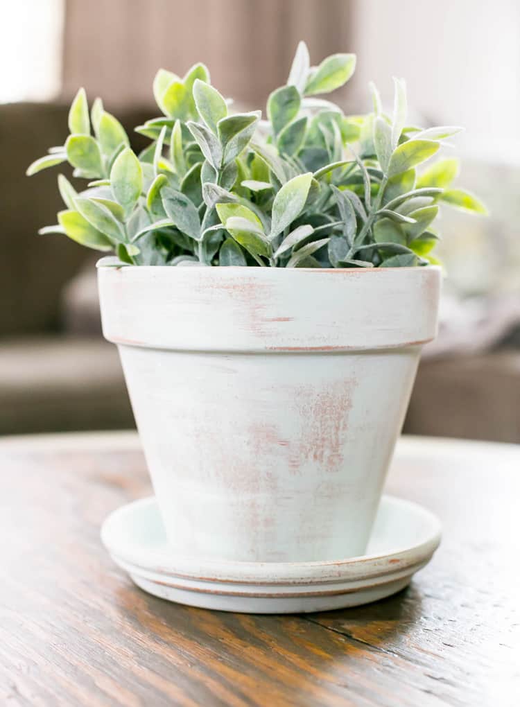 DIY Aged Terracotta Pot