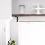 Chunky Farmhouse Industrial Shelf