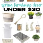 Spring Farmhouse Decor under 30 dollars